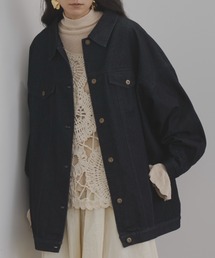 Libra Cue | ヴィンテージルーズデニムジャケット(デニムジャケット)