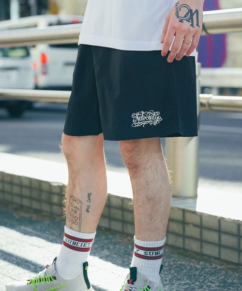 SBCY Sport(エスビーシーワイスポーツ)の「NYLON SHORTS-EMOTION-(その他パンツ・メンズ・ブラック・MEDIUM/LARGE/X-LARGE/SMALL)」の1枚目の写真