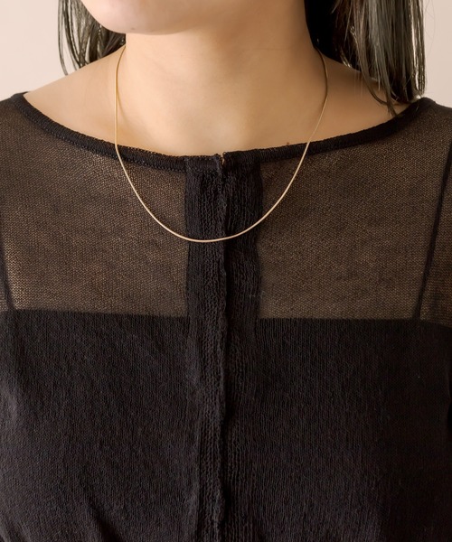 mline（エムライン）の「[mline]シアーニットショートカーディガン（ニット/セーター・レディース・ブラック/ベージュ/グリーン・FREE）」の21枚目の写真