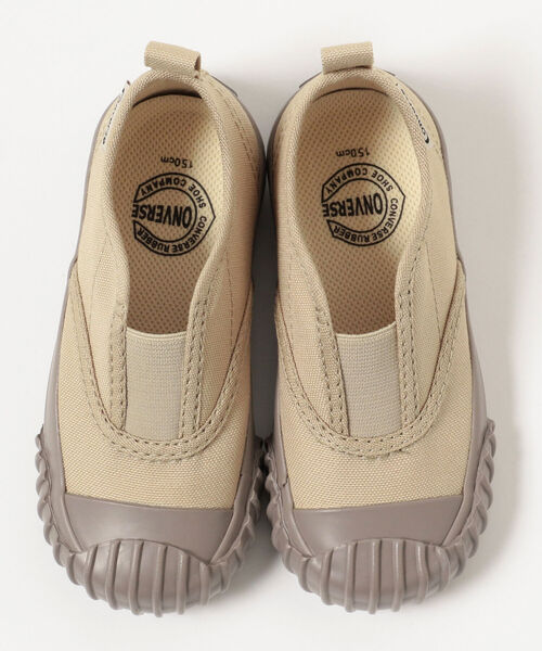 B:MING by BEAMS（ビーミングバイビームス）の「CONVERSE / BIG C FG SLIP-ON〈15～22cm〉（スニーカー・キッズ・ベージュ/チャコールグレー・15 /16/17/18/19/20/21/22）」の11枚目の写真