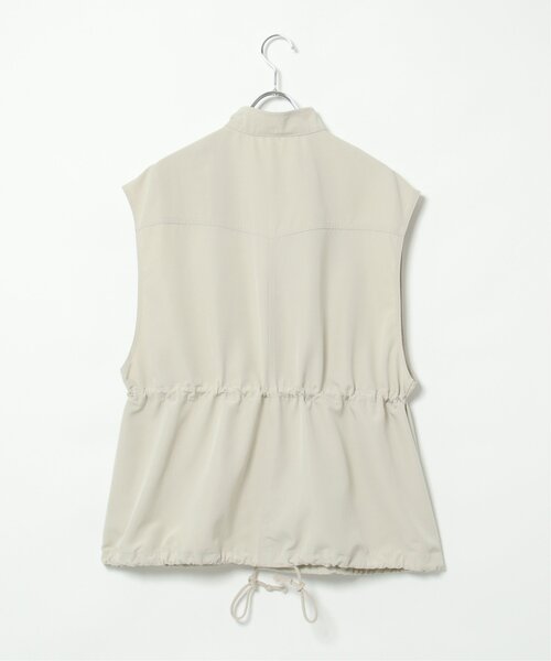 VENCEEXCHANGE（ヴァンスエクスチェンジ）の「ミリタリーベスト（ダウンベスト・レディース・ブラック/ライトグレー/ダークグリーン・FREE）」の19枚目の写真