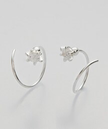 【December】ダブルピアス／立て爪ジルコン