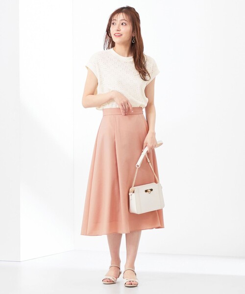 ANY SIS(エニィスィス)の「【美人百花6月号掲載】スムージーポリエステル スカート(スカート・レディース・ピンク系/スカイブルー系/ネイビー系/カーキ系・2/3/1)」の17枚目の写真