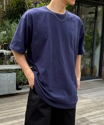 Tシャツ/カットソー（ブルー・ネイビー/青色系・ストライプ柄