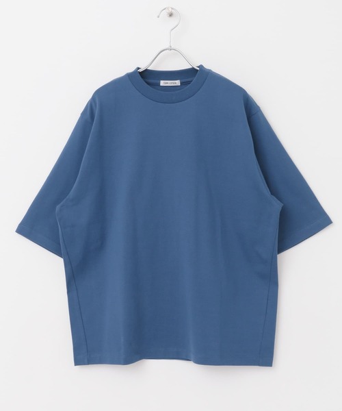 FORK&SPOON（フォークアンドスプーン）の「FORK&SPOON　クルーネック5分袖Tシャツ（Tシャツ/カットソー・メンズ・ホワイト/ブルー系その他/ベージュ/ブラック・4/5）」の9枚目の写真