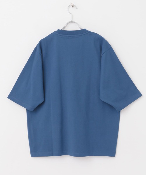 FORK&SPOON（フォークアンドスプーン）の「FORK&SPOON　クルーネック5分袖Tシャツ（Tシャツ/カットソー・メンズ・ホワイト/ブルー系その他/ベージュ/ブラック・4/5）」の13枚目の写真