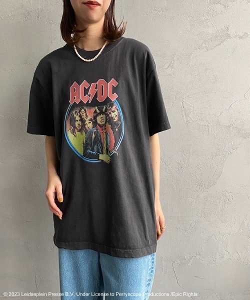 GOOD ROCK SPEED（グッドロックスピード）の「[GOOD ROCK SPEED/グッドロックスピード] AC/DC プリントTシャツ（Tシャツ/カットソー・レディース・ブラック・F）」の11枚目の写真