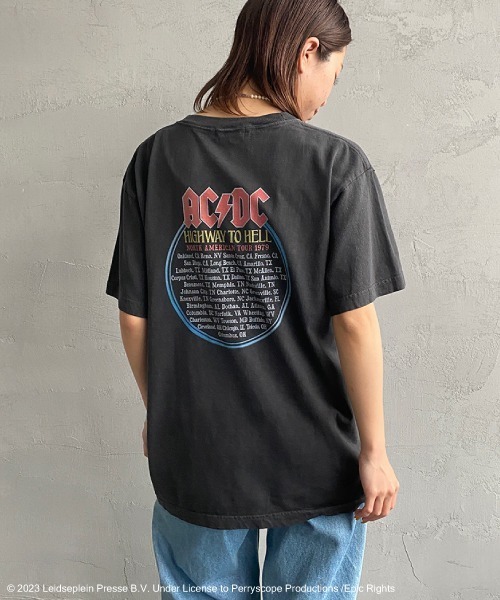 tシャツ 「GOOD ROCK SPEED/グッドロックスピード」 別注 AC/DC ロックプリントTシャツ(85 GUITER) レディース メンズ GOOD ROCK SPEED [グッドロックスピード] 別注 AC/DC ロック