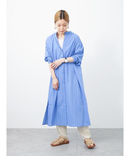 Samansa Mos2 blue（サマンサモスモスブルー）の「フットベッドグルカサンダル（サンダル・レディース・ブラウン/ベージュ/ブラック/オフホワイト・MEDIUM/LARGE）」の6枚目の写真