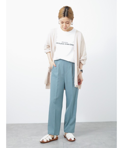 Samansa Mos2 blue（サマンサモスモスブルー）の「フットベッドグルカサンダル（サンダル・レディース・ブラウン/ベージュ/ブラック/オフホワイト・MEDIUM/LARGE）」の13枚目の写真