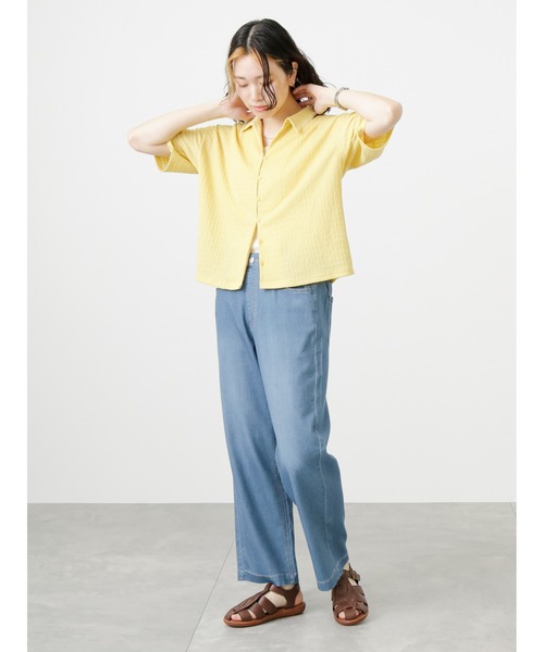 Samansa Mos2 blue（サマンサモスモスブルー）の「フットベッドグルカサンダル（サンダル・レディース・ブラウン/ベージュ/ブラック/オフホワイト・MEDIUM/LARGE）」の19枚目の写真