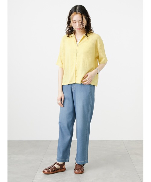 Samansa Mos2 blue（サマンサモスモスブルー）の「フットベッドグルカサンダル（サンダル・レディース・ブラウン/ベージュ/ブラック/オフホワイト・MEDIUM/LARGE）」の18枚目の写真