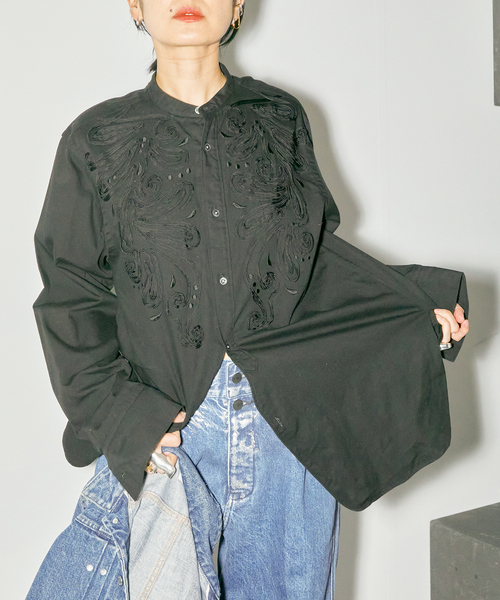 OFFTHECUFF オフザカフ 23SS POCKET EMB シャツ 023-01-019 ブルー L ITK2J0SL38XG Men's shirts | Various styles & High quality! – O'Neill