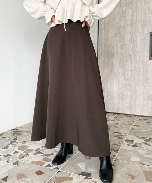 極美品　エルメス　ウール　ジョーゼット　フレアスカート　ベージュ　34 極美品 エルメス ウール ジョーゼット フレアスカート ベージュ