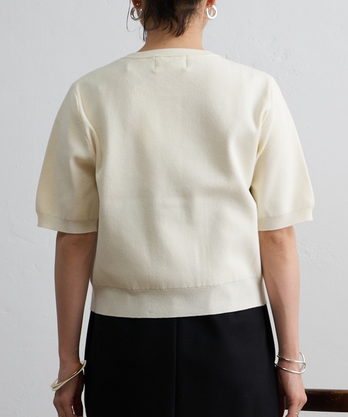 Omekashi（オメカシ）の「半袖強撚スウェットライクポケット