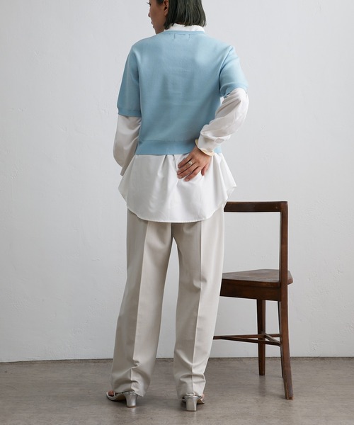 Omekashi（オメカシ）の「半袖強撚スウェットライクポケット