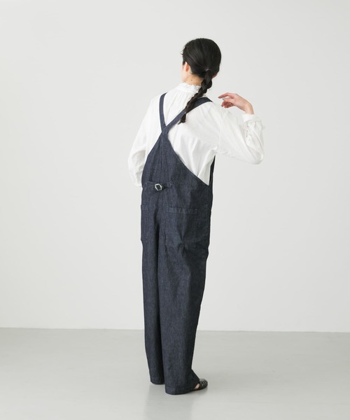 かぐれ（カグレ）の「フリルカラーブラウス（シャツ/ブラウス・レディース・ブラック/オフホワイト・FREE）」の8枚目の写真