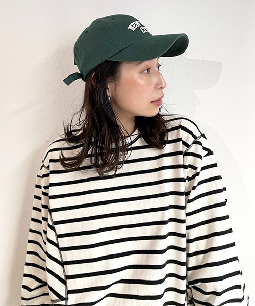 CREDONA(クレドナ)の「ステッチデザインビッグボーダーLS(Tシャツ/カットソー・レディース・ネイビー/アイボリー・FREE)」の6枚目の写真