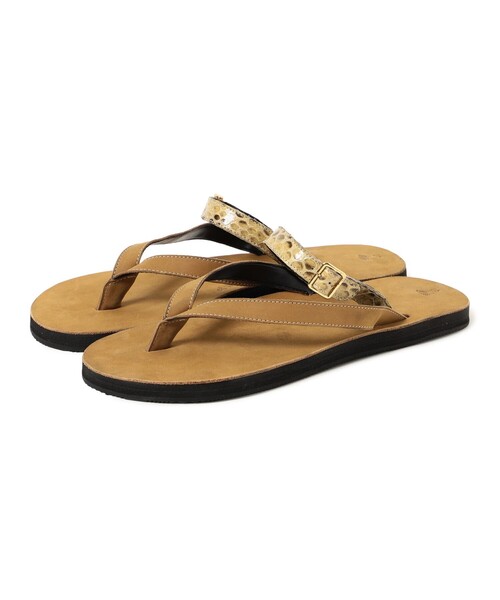 BEAMS LIGHTS（ビームスライツ）の「el Nido flips × BEAMS LIGHTS / 別注 ストラップ サンダル（サンダル・メンズ・ベージュ・41/40/39）」の2枚目の写真