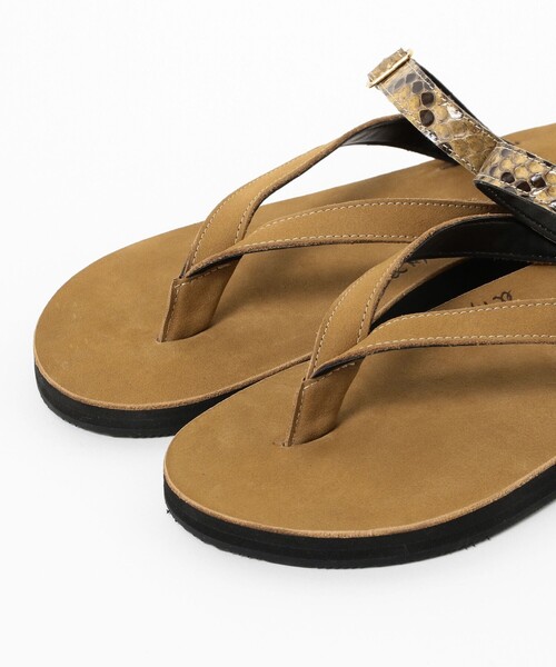 BEAMS LIGHTS（ビームスライツ）の「el Nido flips × BEAMS LIGHTS / 別注 ストラップ サンダル（サンダル・メンズ・ベージュ・41/40/39）」の8枚目の写真