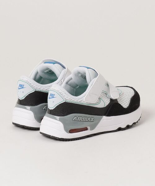 NIKE(ナイキ)の「NIKE ナイキ 12-16AIRMAX SYSTM (TD) エア マックス SYSTM TD KDQ0286 107WHT/PRPLTM(スニーカー・キッズ・ホワイト・12/13/14/15 /16)」の3枚目の写真