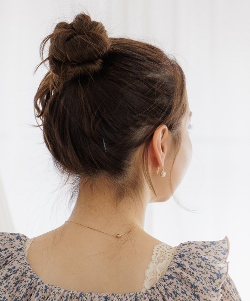 flower（フラワー）の「レインドロップパールピアス（ピアス（片耳用）・レディース・ホワイト・FREE）」の4枚目の写真