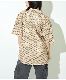 UNISEX対応 モノグラムデニムシャツ【親子・ジュニアお揃い】