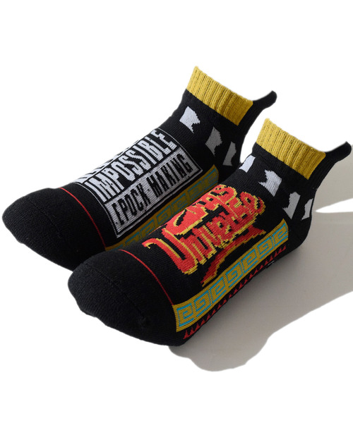 ALDIES（アールディーズ）の「Tonzura Univ. Socks / トンズラユニバースソックス（ソックス/靴下・メンズ・ブルー/ブラック/ホワイト・MENS/WOMENS）」の3枚目の写真