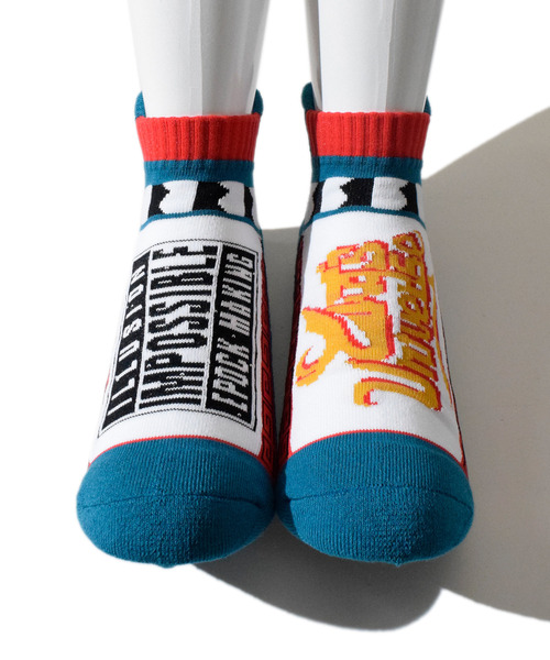 ALDIES（アールディーズ）の「Tonzura Univ. Socks / トンズラユニバースソックス（ソックス/靴下・メンズ・ブルー/ブラック/ホワイト・MENS/WOMENS）」の15枚目の写真