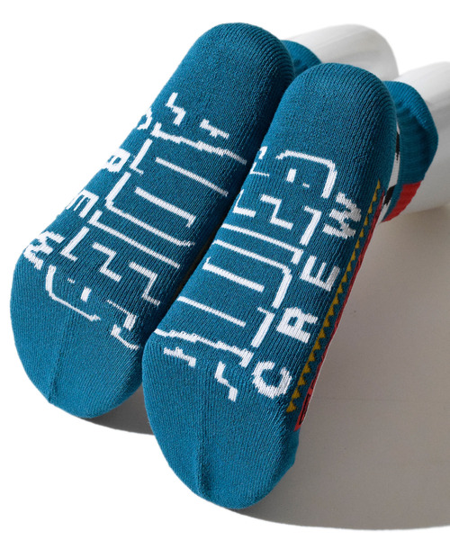 ALDIES（アールディーズ）の「Tonzura Univ. Socks / トンズラユニバースソックス（ソックス/靴下・メンズ・ブルー/ブラック/ホワイト・MENS/WOMENS）」の7枚目の写真