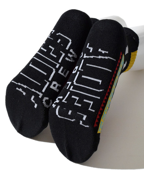 ALDIES（アールディーズ）の「Tonzura Univ. Socks / トンズラユニバースソックス（ソックス/靴下・メンズ・ブルー/ブラック/ホワイト・MENS/WOMENS）」の6枚目の写真
