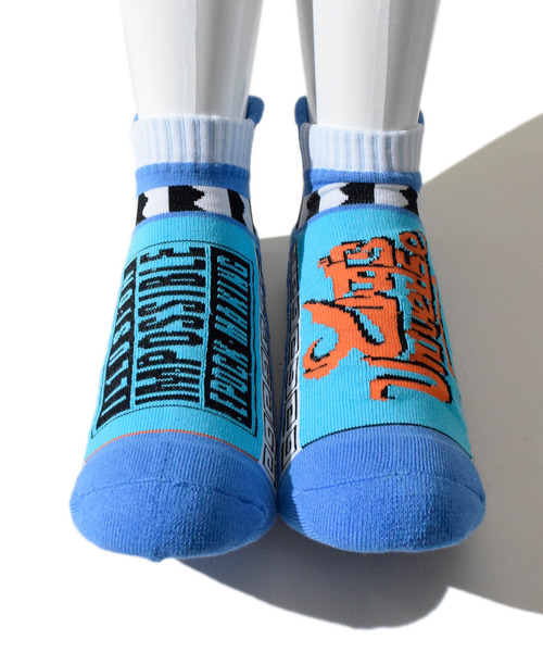 ALDIES（アールディーズ）の「Tonzura Univ. Socks / トンズラユニバースソックス（ソックス/靴下・メンズ・ブルー/ブラック/ホワイト・MENS/WOMENS）」の16枚目の写真