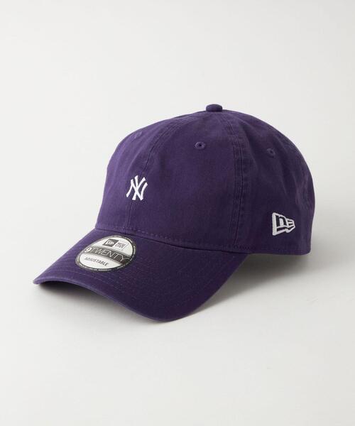 NEW ERA(ニューエラ)の「<NEW ERA> 9TWENTY MLB ミニ NY ロゴ キャップ 帽子(キャップ・メンズ・ダークグリーン/ベージュ/パープル/ネイビー/ロイヤルブルー・FREE)」の1枚目の写真