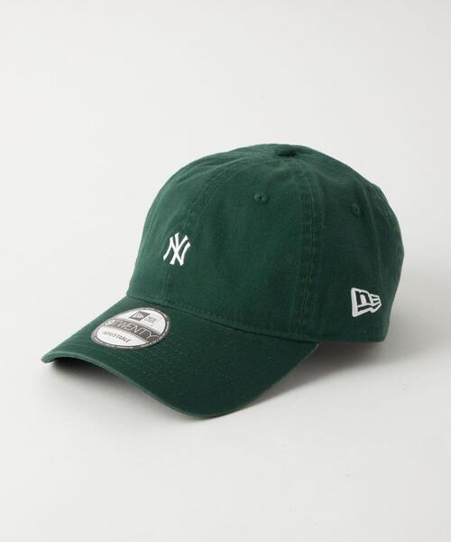 NEW ERA(ニューエラ)の「<NEW ERA> 9TWENTY MLB ミニ NY ロゴ キャップ 帽子(キャップ・メンズ・ダークグリーン/ベージュ/パープル/ネイビー/ロイヤルブルー・FREE)」の3枚目の写真
