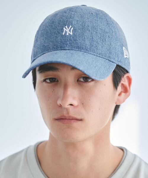 NEW ERA(ニューエラ)の「<NEW ERA> 9TWENTY MLB ミニ NY ロゴ キャップ 帽子(キャップ・メンズ・ダークグリーン/ベージュ/パープル/ネイビー/ロイヤルブルー・FREE)」の6枚目の写真