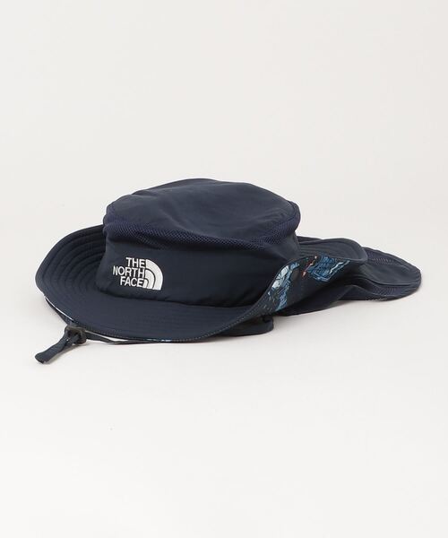 THE NORTH FACE(ザノースフェイス)の「ザ ノース フェイス THE NORTH FACE Kids Novelty Sunshield Hat_キッズ ノベルティサンシールドハット(ハット・キッズ・ネイビー/ベージュ・J/L/J/M/J/S)」の1枚目の写真