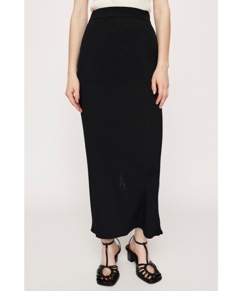 SLY(スライ)の「RIB KNITTED SK リブ ニット スカート セットアップ 無地 シンプル サマーニット(スカート・レディース・グレー系その他2/ブラウン系その他2/ブルー系その他/ブラック・FREE)」の19枚目の写真