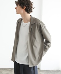 ASTRONOMY | 梨地ストレッチボタンレステーラードジャケット(テーラードジャケット)