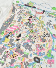 VINTAGE | 【ヴィンテージ古着】80-90's ヴィンテージプリントTシャツ USA製 ビーチの動物たち(Tシャツ/カットソー)