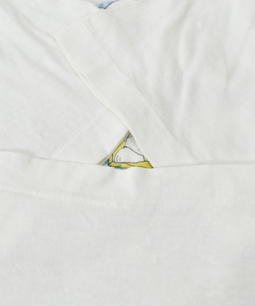 VINTAGE（ヴィンテージ）の「【ヴィンテージ古着】80-90's ヴィンテージプリントTシャツ USA製 ビーチの動物たち（Tシャツ/カットソー・メンズ・ホワイト・LARGE）」の6枚目の写真