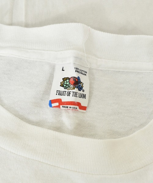 VINTAGE（ヴィンテージ）の「【ヴィンテージ古着】80-90's ヴィンテージプリントTシャツ USA製 ビーチの動物たち（Tシャツ/カットソー・メンズ・ホワイト・LARGE）」の4枚目の写真