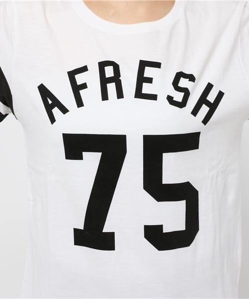 WEGO（ウィゴー）の「WEGO/ナンバリングラインTシャツ（Tシャツ/カットソー・レディース・オフホワイト/ブラック・FREE）」の9枚目の写真