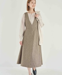 ROPE' PICNIC | フレアーツイードジャンパースカート(ジャンパースカート)