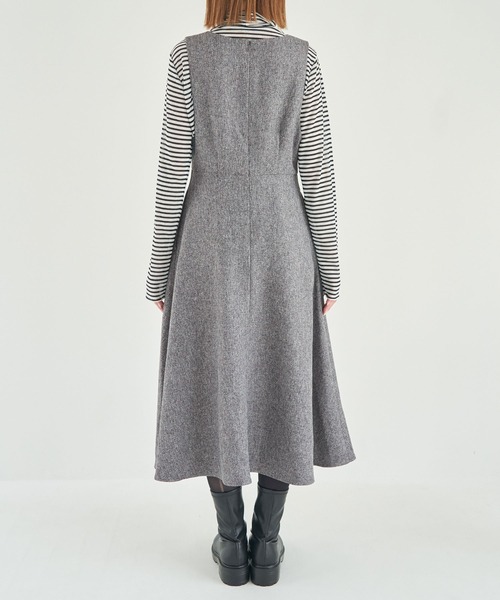 ROPE' PICNIC(ロペピクニック)の「フレアーツイードジャンパースカート(ジャンパースカート・レディース・ベージュ/グレー・36/38)」の17枚目の写真