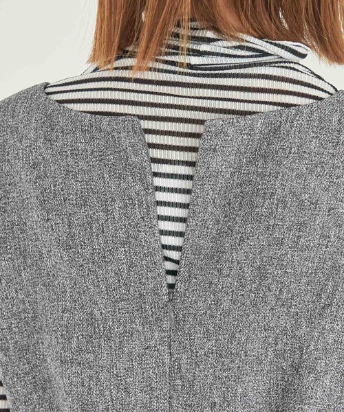 ROPE' PICNIC(ロペピクニック)の「フレアーツイードジャンパースカート(ジャンパースカート・レディース・ベージュ/グレー・36/38)」の7枚目の写真