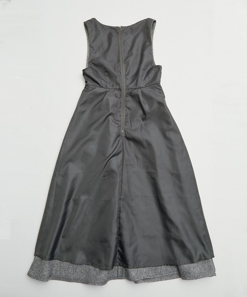 ROPE' PICNIC(ロペピクニック)の「フレアーツイードジャンパースカート(ジャンパースカート・レディース・ベージュ/グレー・36/38)」の21枚目の写真