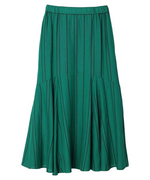 AMERICAN HOLIC（アメリカンホリック）の「リネンブレンドストライプマーメードスカート（スカート・レディース・ブラウン系その他4/グリーン系その他3・L/M/S）」の18枚目の写真