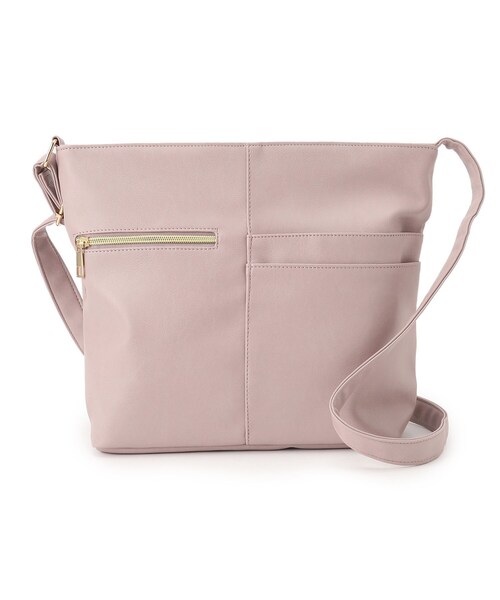 前ポケット付きバッグ ☆ ジョリーフルール TOKYO LEATHER FACTORY】Washable Big 2way Shoulder Bag | 藤巻