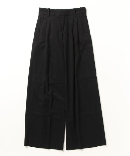 BANANA REPUBLIC FACTORY STORE(バナナリパブリック ファクトリーストア)の「BANANA REPUBLIC FACTORY STORE ワイドレッグフランネルパンツ(その他パンツ・レディース・ブラック/ホワイト系その他/ブラック系その他・6/4/2/0/00)」の4枚目の写真