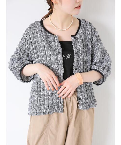 ehka sopo（エヘカソポ）の「ワンポイント刺繍タンクトップ（タンクトップ・レディース・グリーン/ベージュ/ブラック/キナリ・F）」の6枚目の写真